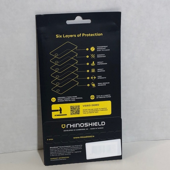 Rhinoshield Black iPhone X Case & Screen Protector - Picture 5 of 5
